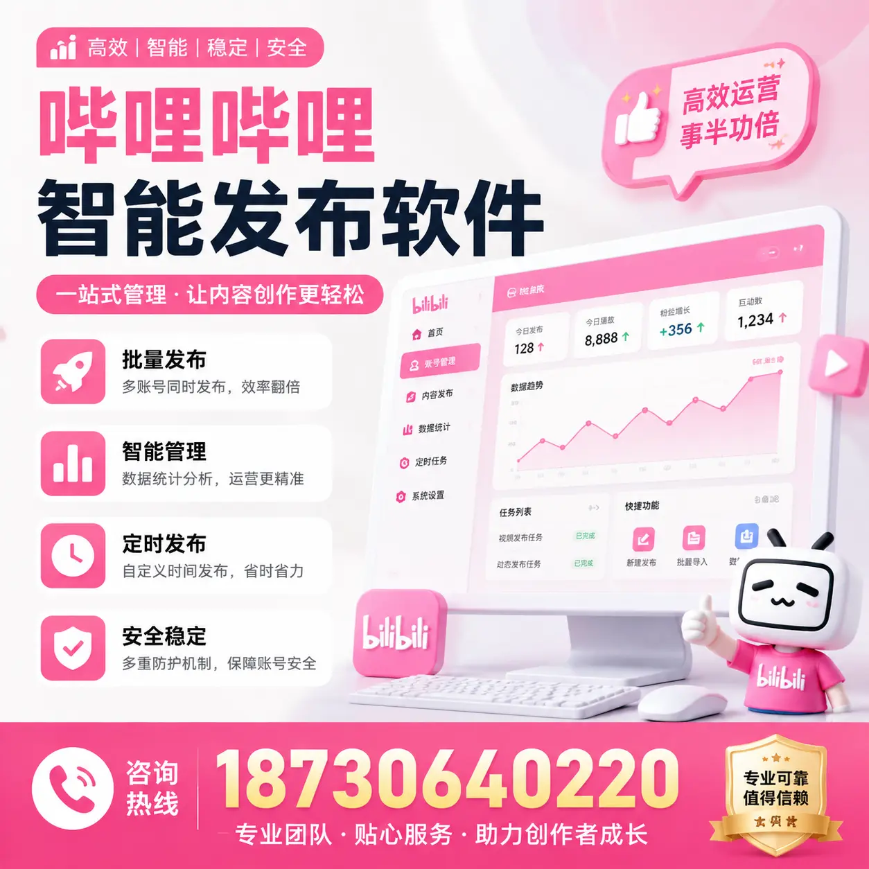如何评估哔哩哔哩智能发布软件的ROI?玉林 企业必读